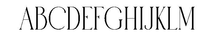 Bember Font UPPERCASE
