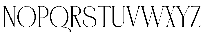 Bember Font UPPERCASE