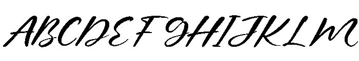 Bemsoer Regular Font UPPERCASE