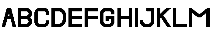 Benadra Font UPPERCASE