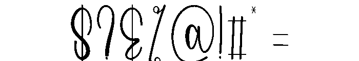 Benatica Font OTHER CHARS
