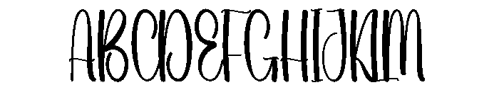 Benatica Font UPPERCASE
