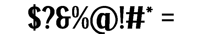 Bend Expert Font OTHER CHARS