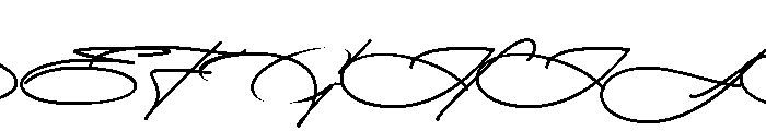 Bendor Signature One Mono Font UPPERCASE
