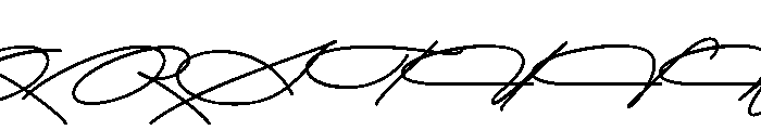 Bendor Signature One Mono Font UPPERCASE