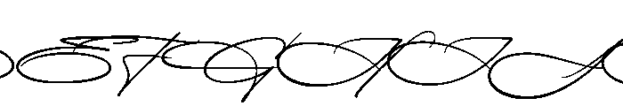 Bendor Signature One Font UPPERCASE