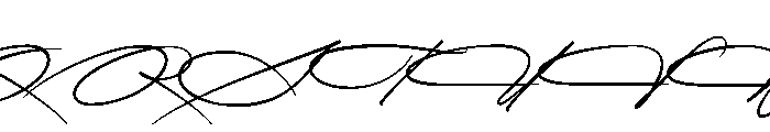 Bendor Signature One Font UPPERCASE