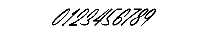 BendorSignatureOne Font OTHER CHARS