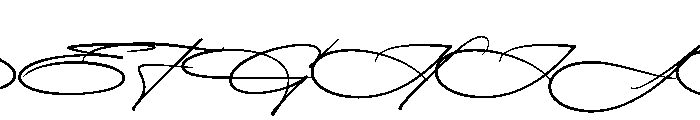 BendorSignatureOne Font UPPERCASE