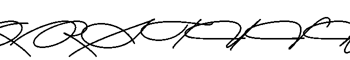 BendorSignatureOneMono Font UPPERCASE