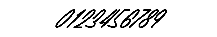 BendorSignatureTwoMono Font OTHER CHARS