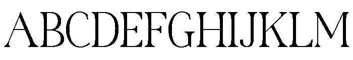 Benedra Regular Font UPPERCASE