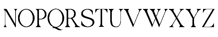 Benedra Regular Font UPPERCASE