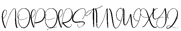Benefist Font UPPERCASE