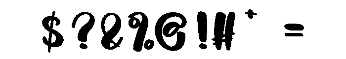 Benefit Writing Font OTHER CHARS