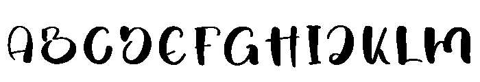 Benefit Writing Font UPPERCASE