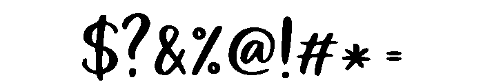 Benefits Days Regular Font OTHER CHARS