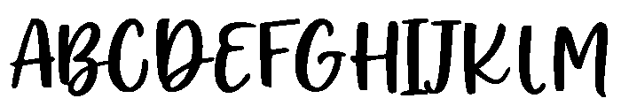 Benefits Days Regular Font UPPERCASE