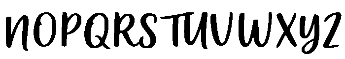Benefits Days Regular Font UPPERCASE