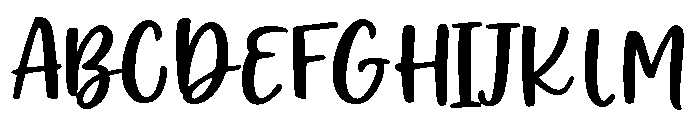 BenefitsDays-Regular Font UPPERCASE