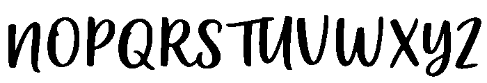 BenefitsDays-Regular Font UPPERCASE