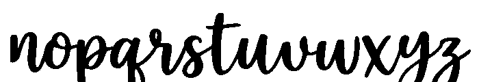 BenefitsDays-Regular Font LOWERCASE