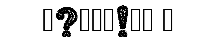 Benen Regular Font OTHER CHARS