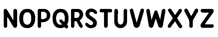 Bener Rounded Bold Font UPPERCASE