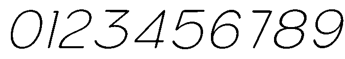 Bener Rounded ExtLt Ita Font OTHER CHARS