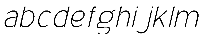 Bener Rounded ExtLt Ita FONT