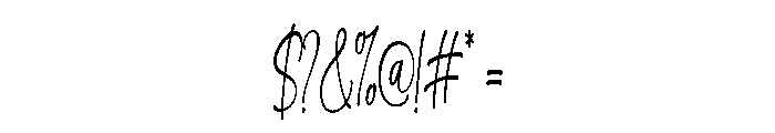 Benetta Regular Font OTHER CHARS