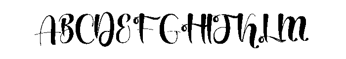 Benevite Font UPPERCASE