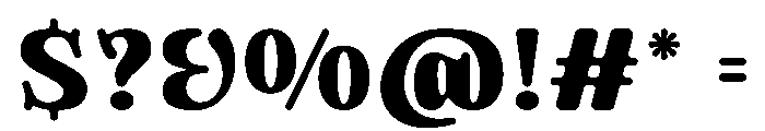 Bengis Font OTHER CHARS