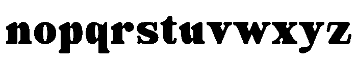 Bengis Font LOWERCASE