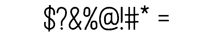 Benhome Font OTHER CHARS