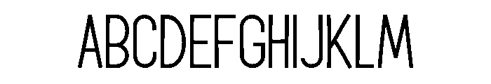 Benhome Font UPPERCASE