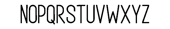 Benhome Font UPPERCASE