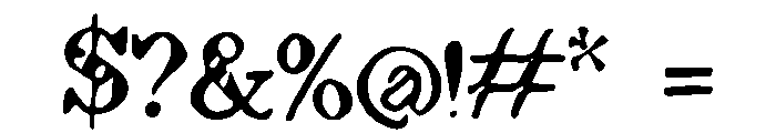 Benicio Font OTHER CHARS