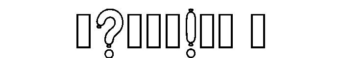 Benin Regular Font OTHER CHARS