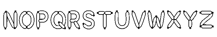 Benin Regular Font LOWERCASE