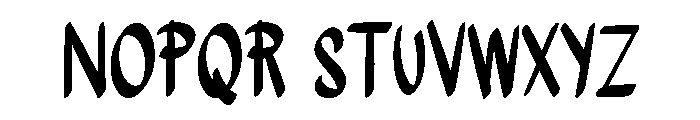 Bennett Font UPPERCASE