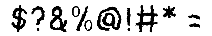 Bennsy Font OTHER CHARS