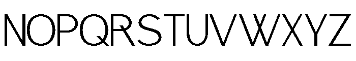 Benomore Regular Font UPPERCASE