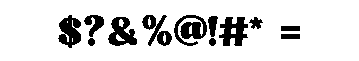 Benora Font OTHER CHARS
