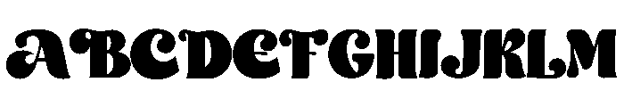 Benora Font UPPERCASE