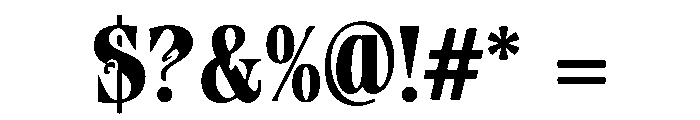 Benoris Font OTHER CHARS