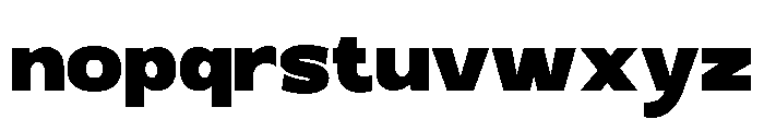 Benova-Black Font LOWERCASE