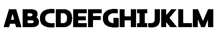 Benova-Bold Font UPPERCASE