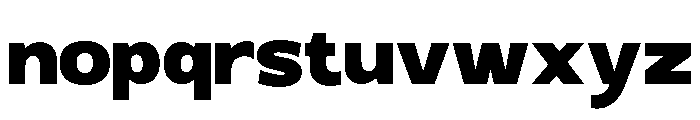 Benova-Bold Font LOWERCASE