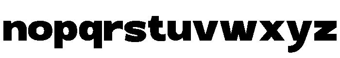 Benova Extra Bold Font LOWERCASE